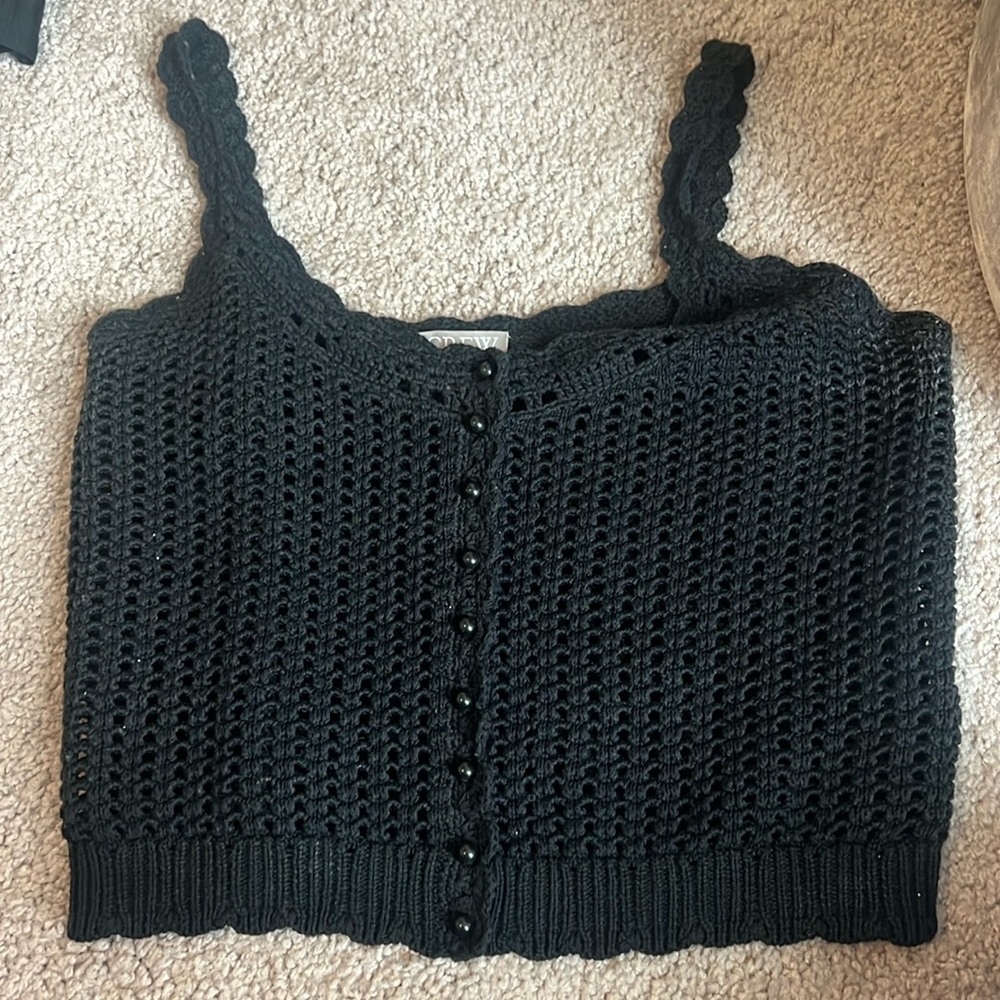 J crew crochet top